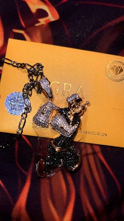 Popeye charm and 925 chain