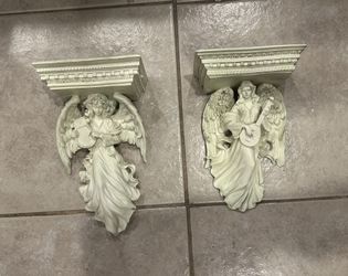 Set of Angel Wall Hanging Shelves