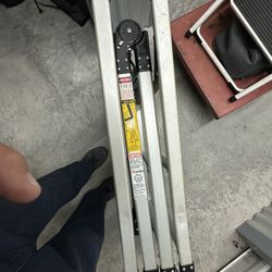 Folding Ladder  12.6  Feet  High. $60