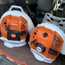 Stihl Backpack Blowers $600 and $475 Everything Is Price Individual 