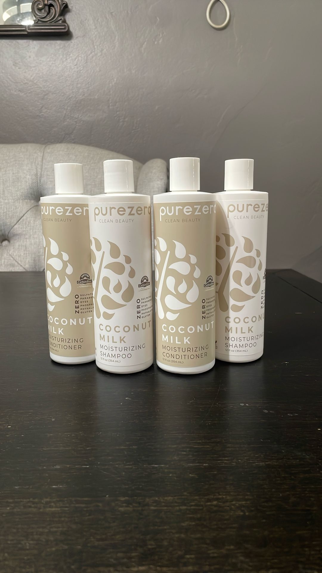 Pure zero Coconut Milk Shampoo / Conditioner-$6 Each Set