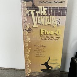The Ventures 50th Anniversary Guitar Package- SIGNED
