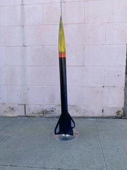 Model Rocket with Engine