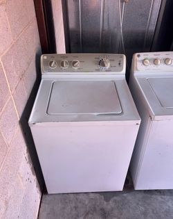 White GE Washer
