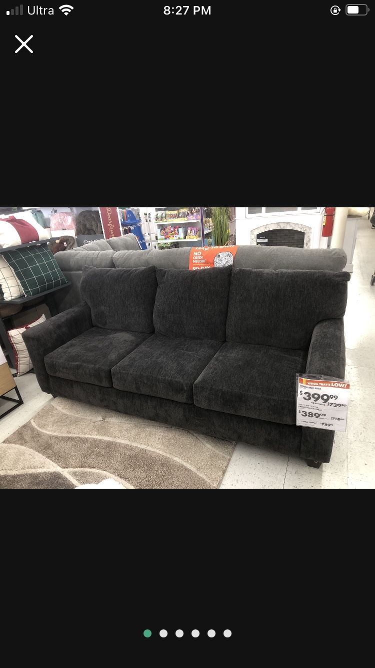 Greenland Charcoal Sofa