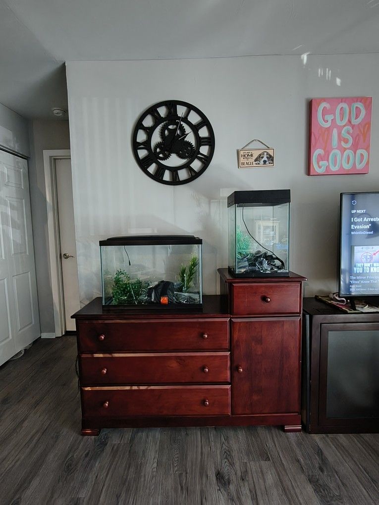 Aquarium 10 & 20 Gallon. No Scratches, All You Need To Start