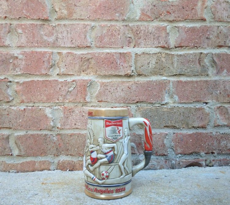 Vintage Budweiser 1984 Olympics Stein