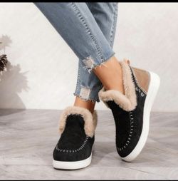 Women's Plush Warm Ankle Boots For Winter