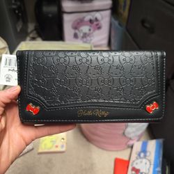 New Black Hello Kitty Wallet 