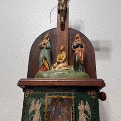 Antique Koenig Bros Stations of the Cross Shrine