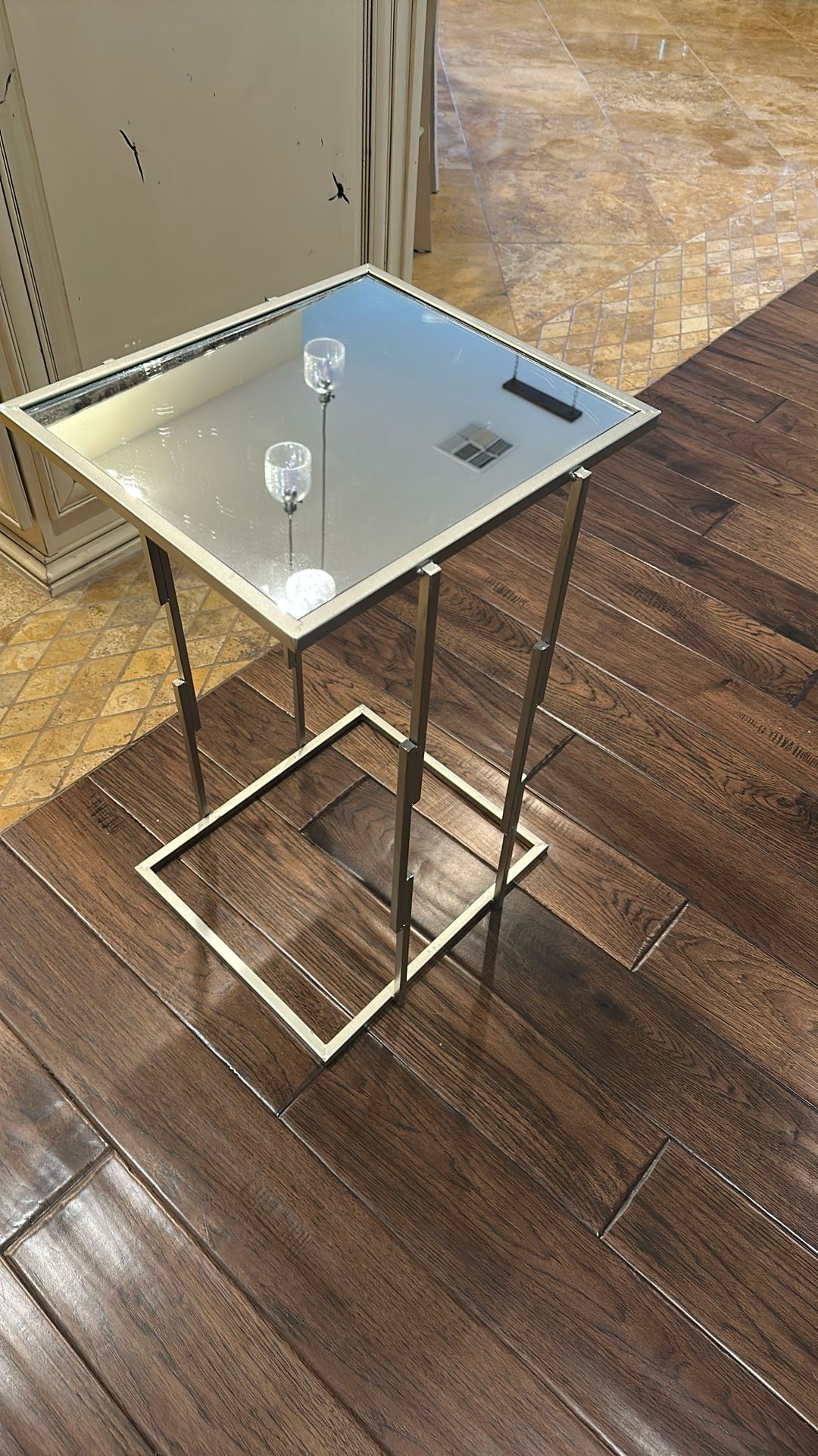 Mirrored Side Table