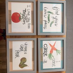 Beautiful hand painted framed art