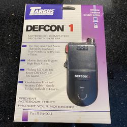 Targus Defcon 1 Notebook Computer Chain Security System w/110dB Alarm Sealed