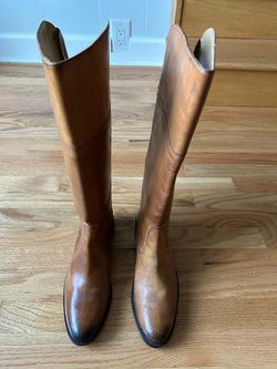 Tan Leather Riding Boots