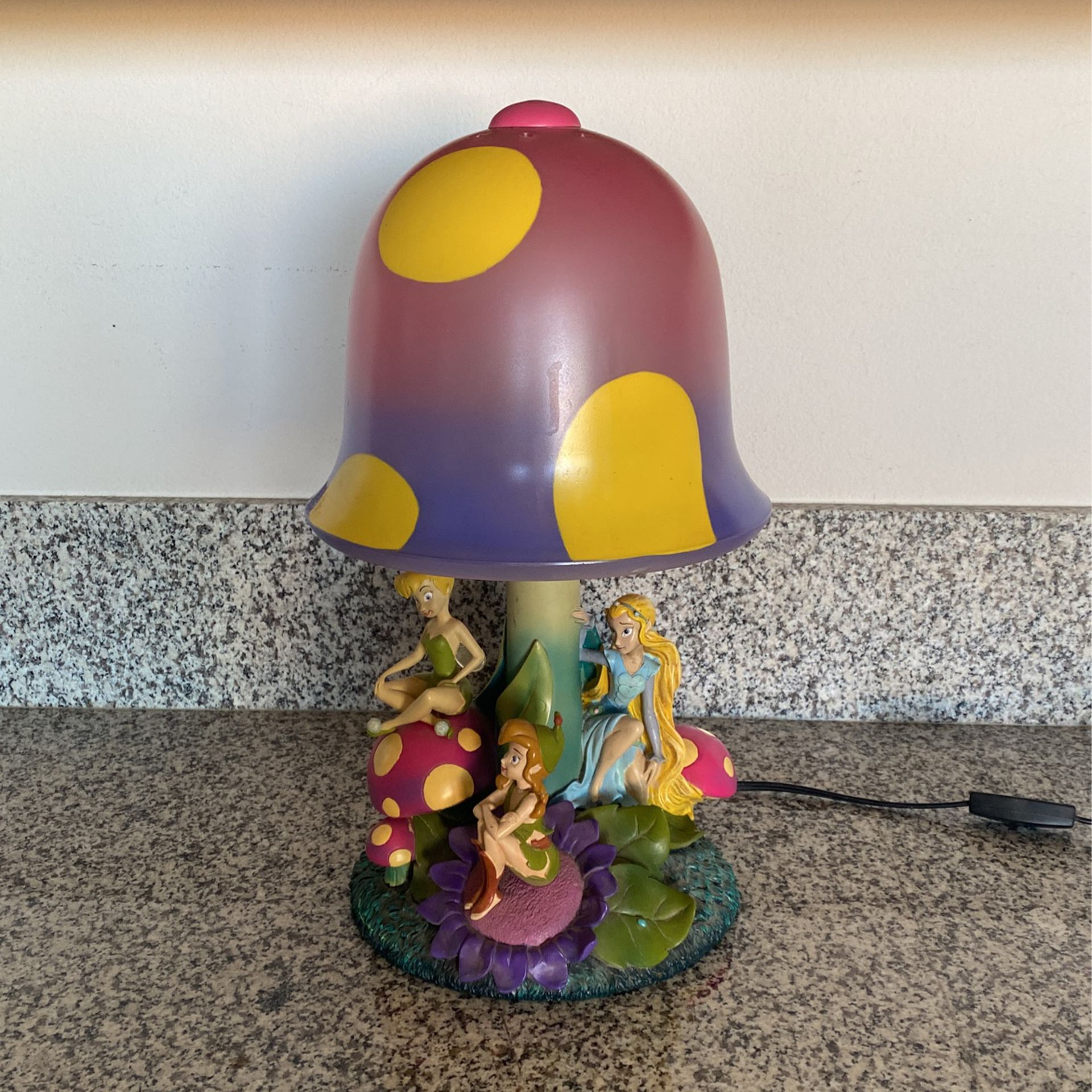 Vintage Tinkerbell Lamp 