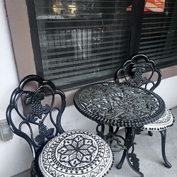 Patio table and chairs