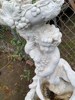 Antique Concrete Planter