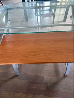 MacBook/ Computer desk office including chair no stain