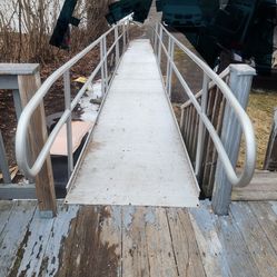 24-Foot Stainless Steel Wheelchair Ramp