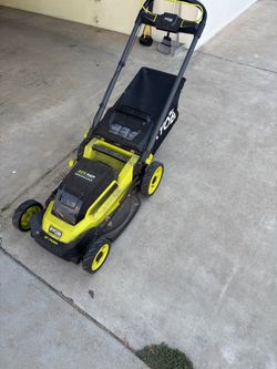 RYOBI cordless battery lawnmower