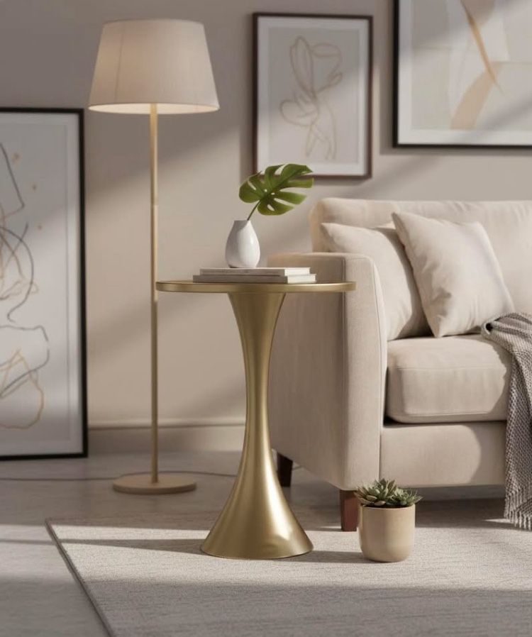 🪑 24” Lenuxe Metal Side Table — Only $75! ✨