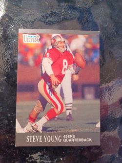 Steve Young 1991 fleer Ultra card #256