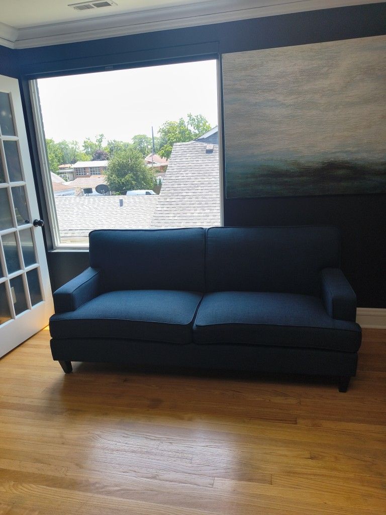 Sofa (Like New) Blue