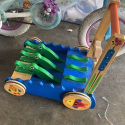Melissa & Doug- Wooden Baby Push Walker