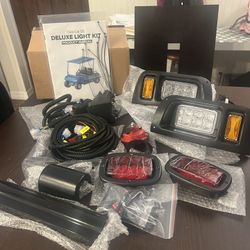 Brand New Club Car Deluxe Light Kit Golf Cart See Description And Photos For Details