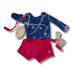 American girl doll gymnastics set