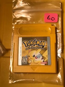 Pokémon yellow for the gameboy