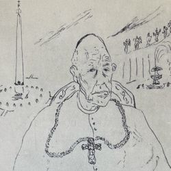 Gino Bonichi SCIPIONE 1929 Cardinal Dean Portrait Study Fine Art Print Vintage Original Antique Italy Italian 1940’s Printed Collectible ARTIST