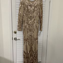 Campaign / Gold Dress NEW