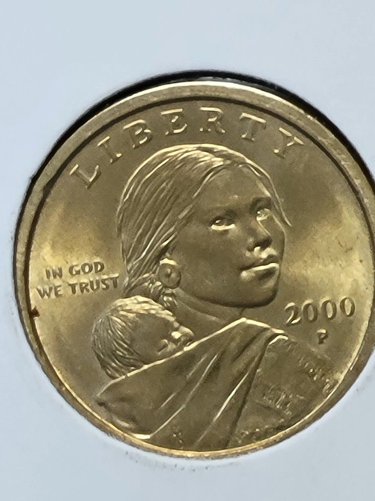2000 P Sacagawea One Dollat US LIBERTY.