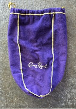 9" Crown Royal Bag