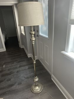 Silver floor Lamp 