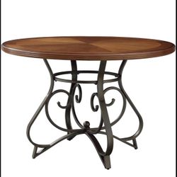 Powell Company Hamilton Counter Height Medium Cherry Dining Table