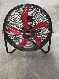 Hyper Tough 20 in Sealed Motor Drum Fan, 3 Speeds, Wall Mountable