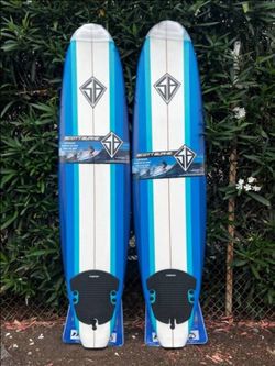 NEW 8ft Foam Surfboard 8'0ft Soft Top Surf board Longboard for Beginners Like Wavestorm Odysea