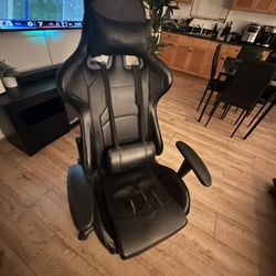 Black leather Computer chair 
