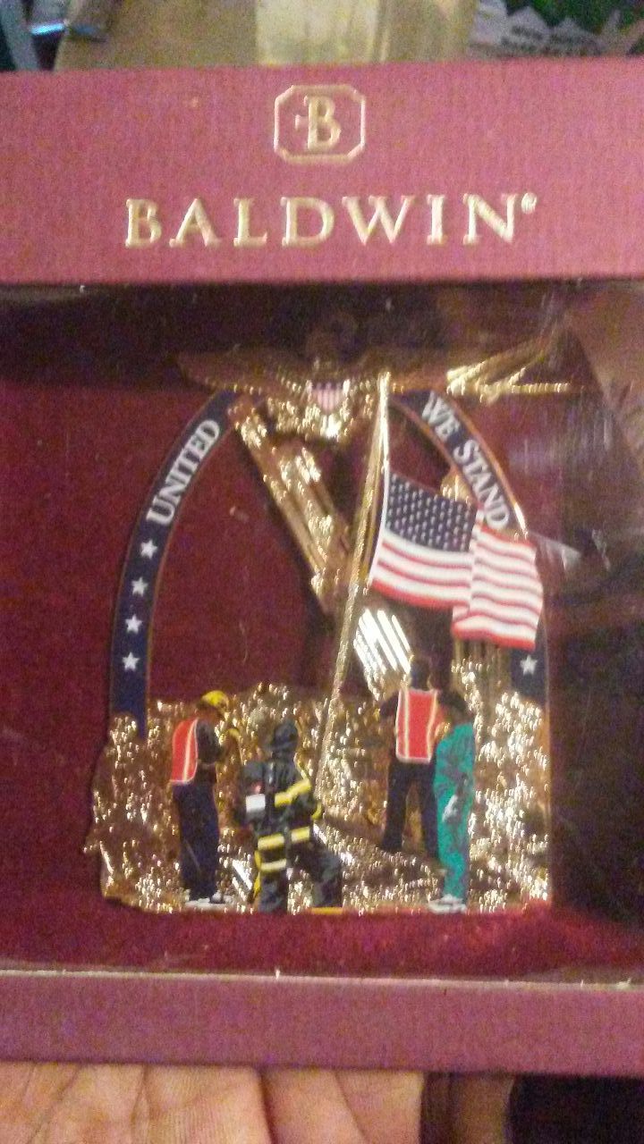 Baldwin 9-11 heros Christmas ornament