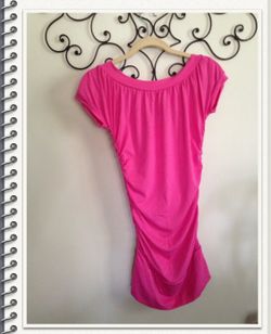 Pink Tube Dress Size Large by BB Jeans NWT
