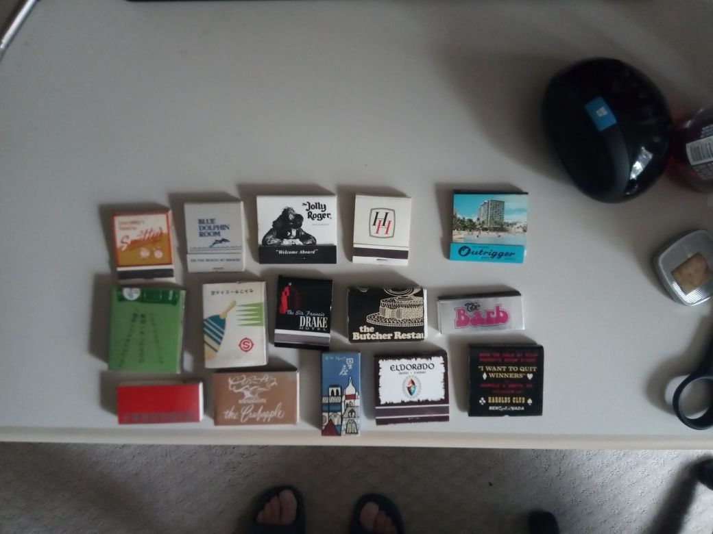 Vintage Matchbook Collection 60's & 70's