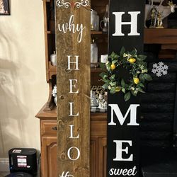 6 Foot Tall Porch Signs