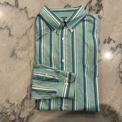 Men’s Roundtree & York Button Down Dress Shirt Large