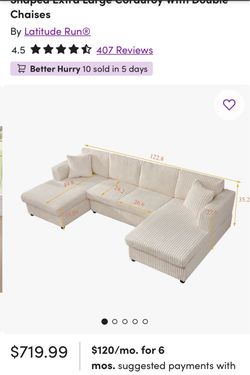 Couch/ Double Chaises