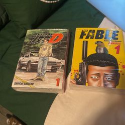 Initial d And Fable Manga Still In Plastic