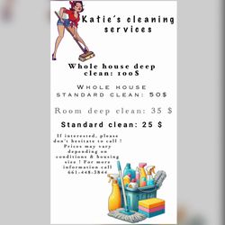 Katie’s cleaning service