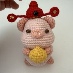 🧶Handmade with love: Cute Crochet piggy 