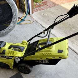  RYOBI - 16 in. 13 Amp Corded Electric Walk Behind Push Mower